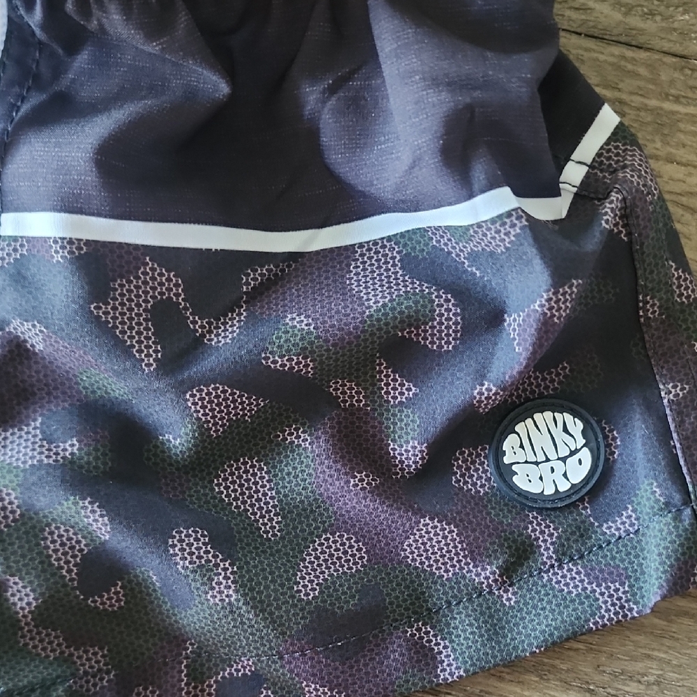 Binky Bro Camo Swim Trunks